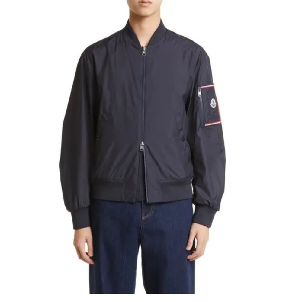Moncler Bharani Black Men's Jacket size 5 (US XXL) NWOT NAVY